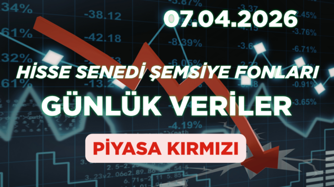 07.04.2026 HİSSE SENEDİ ŞEMSİYE FON VERİLERİ